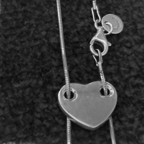 TIFFANY & CO.SterlingSilver 925 Heart Necklace made in Italy - Picture 10 of 13